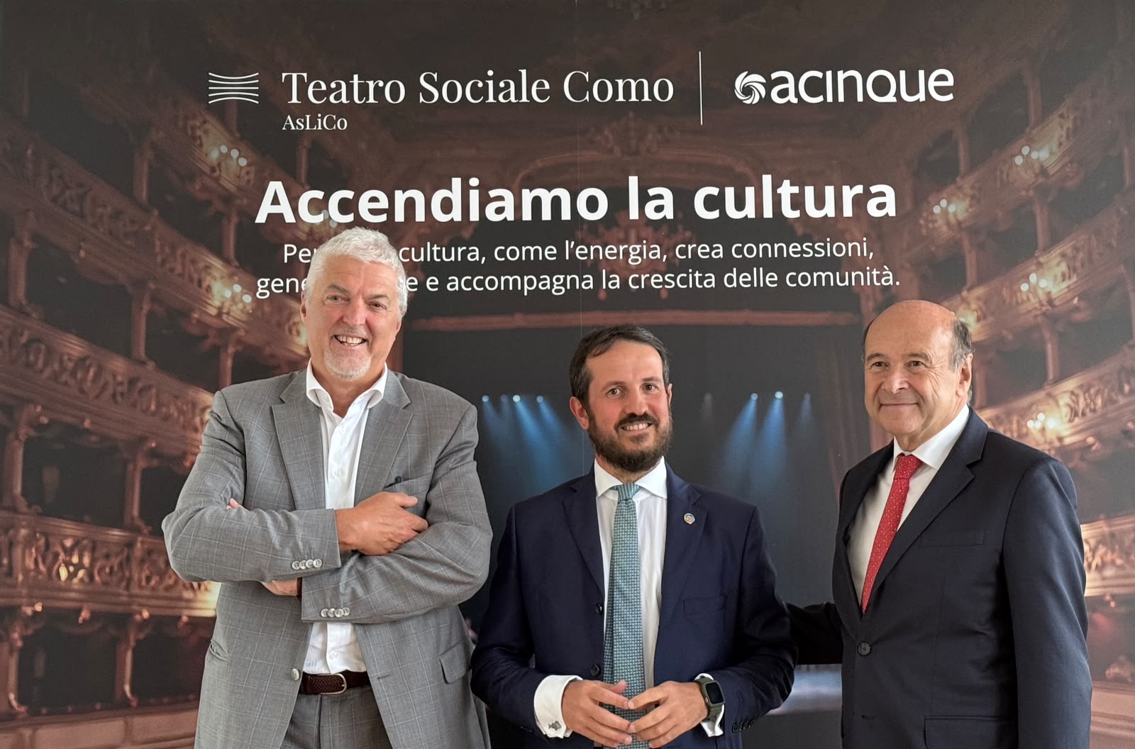 Teatro Sociale Acinque pluriennale partnership