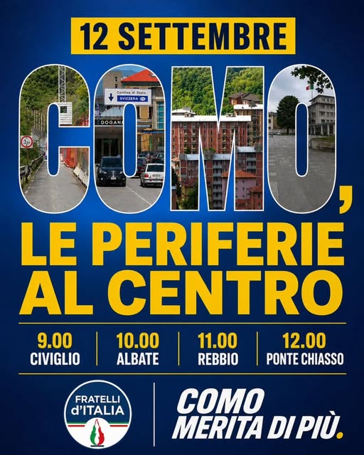 volantino como le periferie al centro